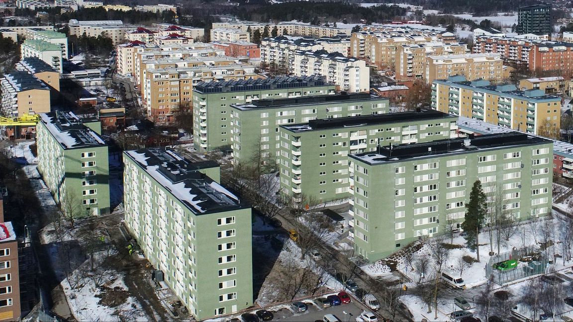 Rinkeby, förort till Stockholm. Foto: Fredrik Sandberg/TT