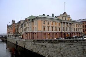 Utrikesdepartementet, där den nu avlidne mannen arbetade. Arkivbild. Foto: Janerik Henriksson/TT