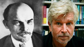 Lenin och Karl Ove Knausgård. Foto: Terje Bendiksby/NTB/TT