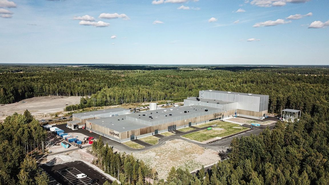 Northvolts fabrik i Skellefteå. Foto: Northvolt