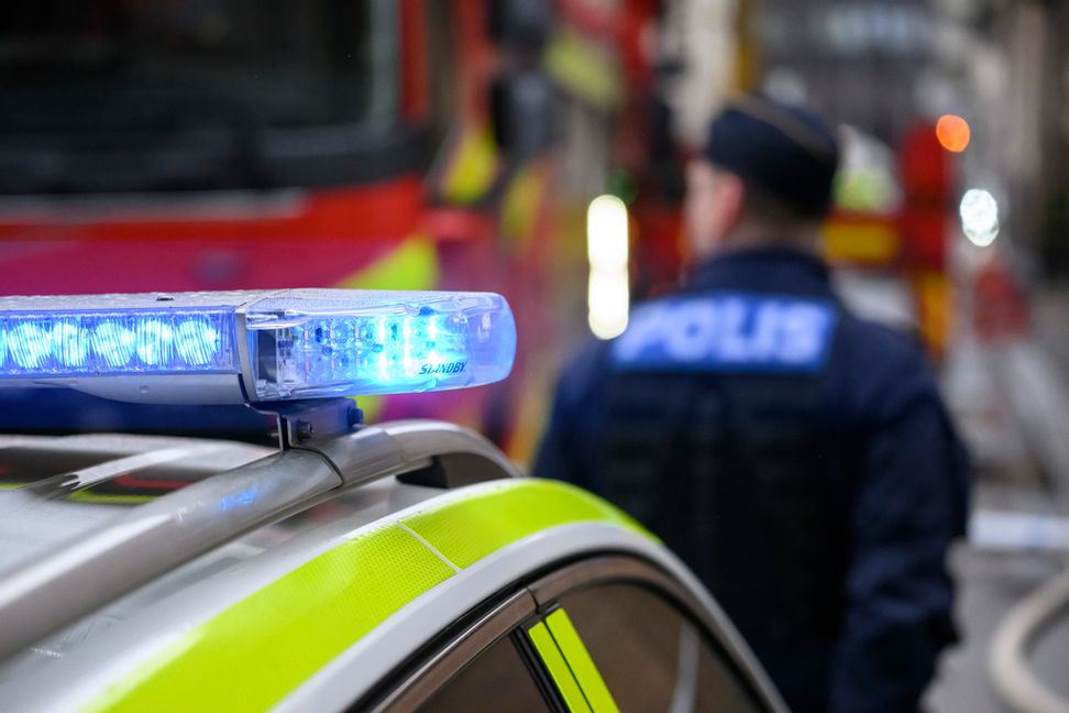 En man fick livshotande skador i en lägenhetsbrand i Sandviken på måndagen. Arkivbild. Johan Nilsson / TT
