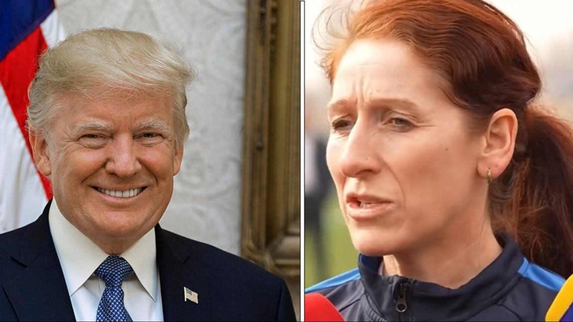 Donald Trump och Lise Klaveness. Foto: Shealah Craighead, skämdump/Youtube