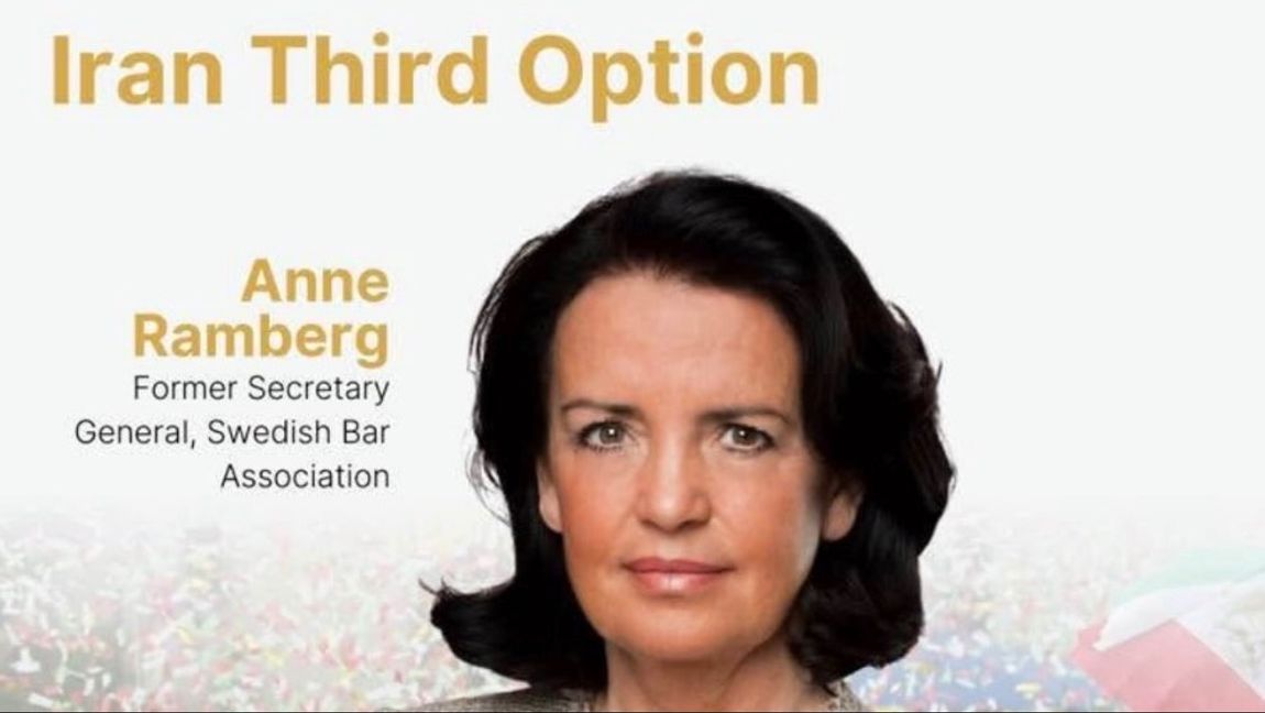 Anne Ramberg har stöttat Folkets mujahedin. Foto: Anne Rambergs öppna Facebook