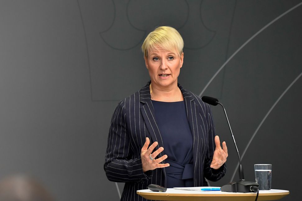 Socialförsäkringsminister Anna Tenje (M) Arkivbild. Foto: Viktoria Bank/TT