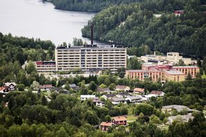 Det är det här sjukhuset striden gäller – Sollefteå sjukhus. Arkivbild. Foto: Izabelle Nordfjell/TT