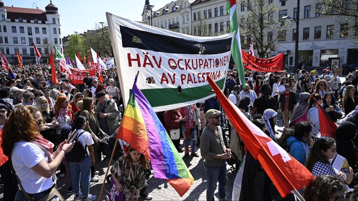 Vänsterpartiets allt mer öppna antisemitism har passerat en röd linje hos Centerpartiet. Foto: Johan Nilsson/TT