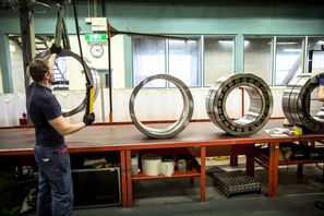 Tillverkning av lager vid SKF:s fabrik i Göteborg. Arkivbild. Foto: Björn Larsson Rosvall/TT