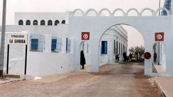 Terrorattack vid synagoga på ön Djerba i Tunisien. Foto: Hassene Dridi/AP/TT