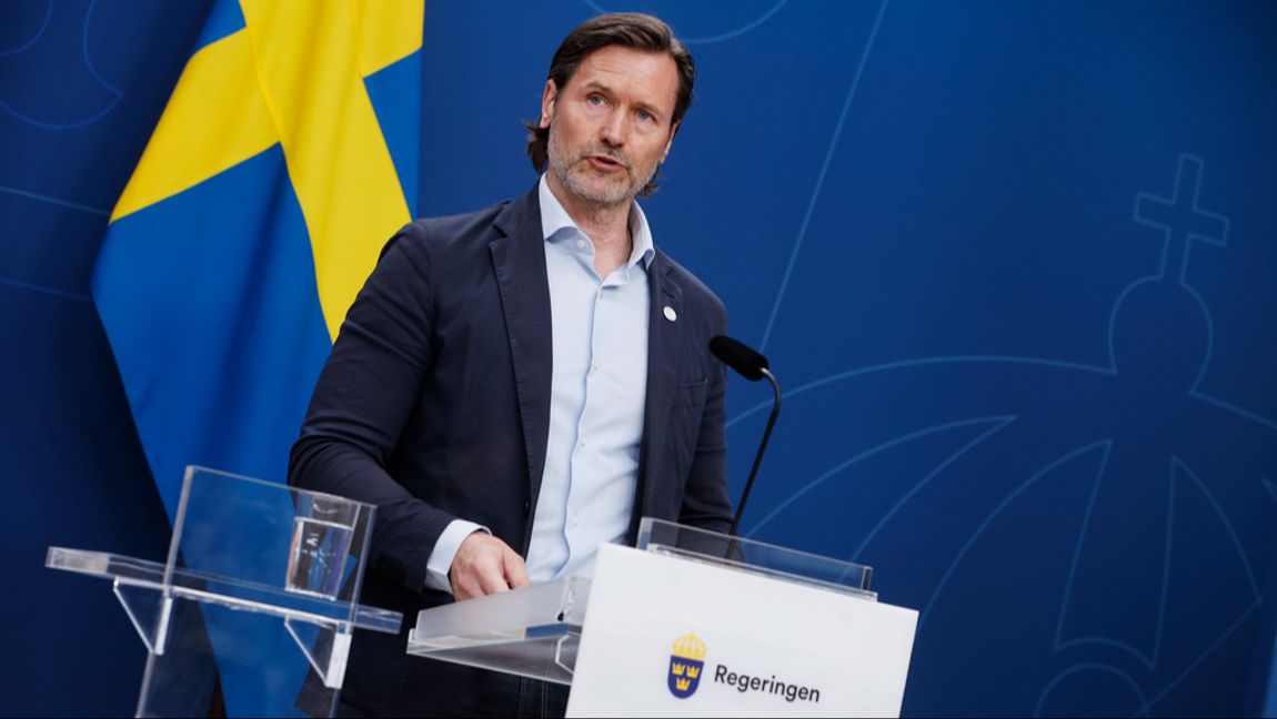 Martin Melin, Liberalernas kriminalpolitiska talesperson. Arkivbild. Foto: Pär Bäckström/TT