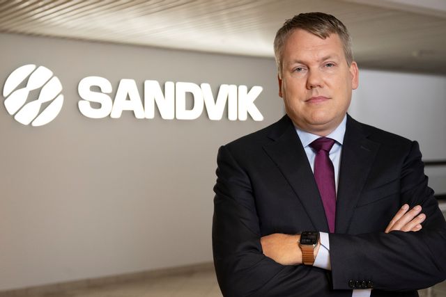 Sandviks vd Stefan Widing. Arkivbild. Henrik Montgomery/TT