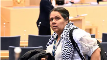 Lorena Delgado Varas (V). Foto: Jonas Ekströmer/TT