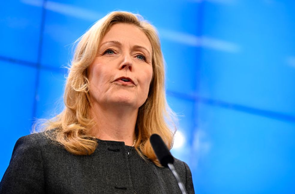 Centerpartiets partiledare Elisabeth Thand Ringqvist. Foto: Anders Wiklund/TT.