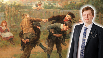 Bild: Ralph Hedley, ”The Tournament”, 1898, Public Domain, via Wikimedia foundation