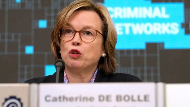 ”Europols chef Catherine De Bolle kräver att techbolagen ger polisen tillgång till krypterade meddelanden.”Arkivbild.Foto:TT