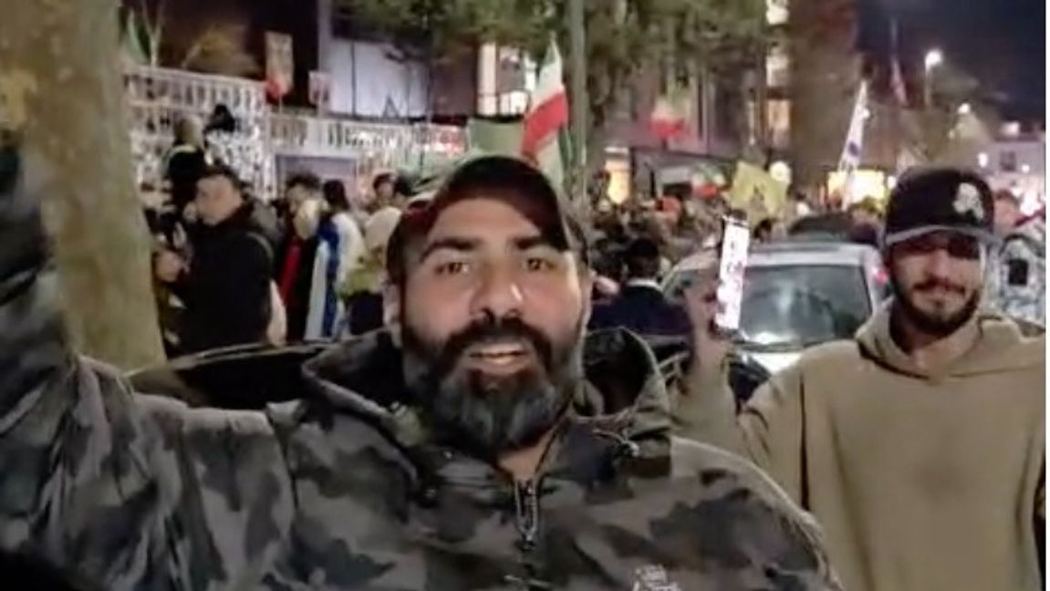 Exiliranier firar i London i går kväll