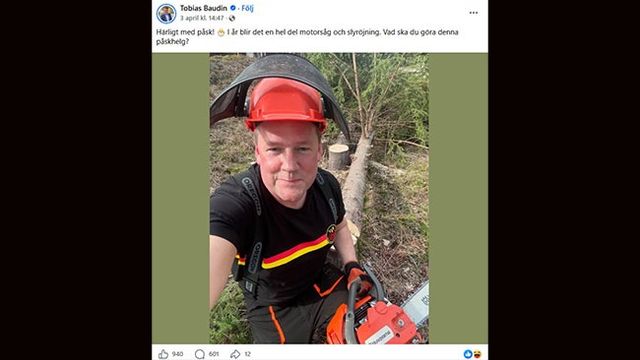 Bild: Faksimil Facebook