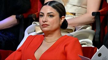 Vänsterpartiets partiledare Nooshi Dadgostar vid Nobelprisutdelningen i Konserthuset i Stockholm, Sverige, 10 december, 2025. Foto: Pontus Lundahl / TT