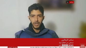 Extreme medarbetaren Samer Elzaenen på BBC Arabic. Foto: BBC Arabic