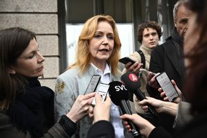 Elisabeth Thand Ringqvist (C), näringspolitisk talesperson, är ett av de hetare namnen att ta över. Bild från i våras. Foto: Christine Olsson/TT