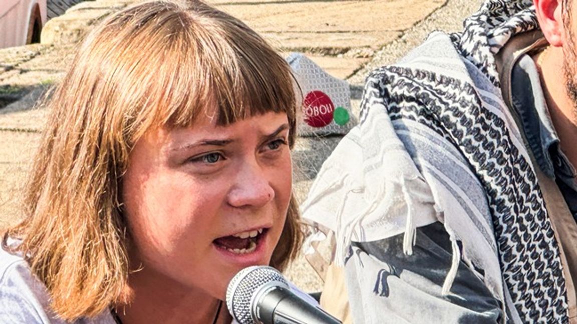 Klimatprofilen Greta Thunberg, som tidigare bland annat talat i FN och varit chefredaktör för en dag för Sveriges största morgontidning Dagens Nyheter. Foto: AP