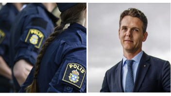 Moderaterna vill utöka kommunala polisers befogenheter. Foto: Christine Olsson/Linus Sundahl-Djerf/TT/SvD