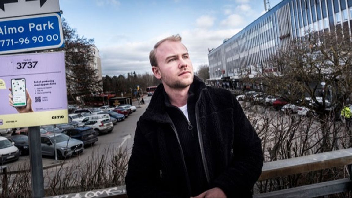 Muf:s ordförande Douglas Thor. Foto: Magnus Hjalmarson Neideman/SVD/TT
