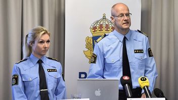 De utpekade polischeferna Löfving och Staaf. Foto: Janerik Henriksson/TT 