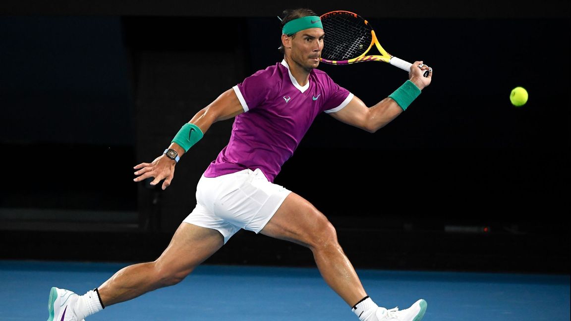 Rafael Nadal är klar för final i Australian Open. Foto: Andy Brownbill/AP/TT