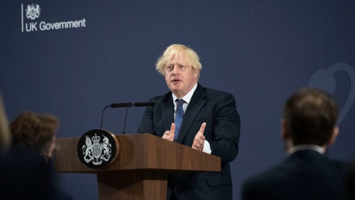 Premiärminister Boris Johnson. Foto: David Rose/AP/TT