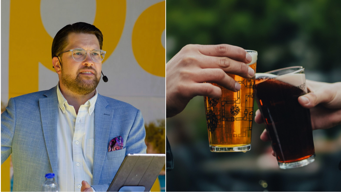 Jimmie Åkesson är partiledaren som flest förstagångsväljare helst skulle ta en öl med, enligt SvD/Demoskop. Foto: Frankie Fouganthin/Wikimedia Commons (CC BY 4.0) / Pexels
