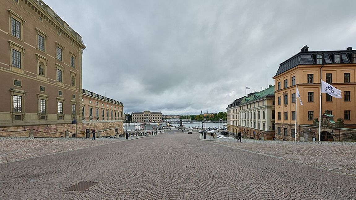 Slottsbacken utanför Kungliga slottet i Stockholm. Foto: Leonhard Lenz/CC0