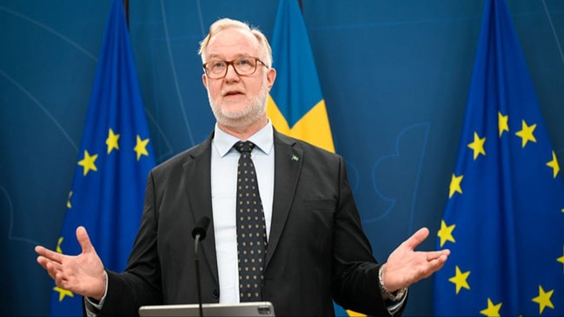 Johan Pehrson vill stärka svenska universitets akademiska frihet. Foto: Fredrik Sandberg/TT. 