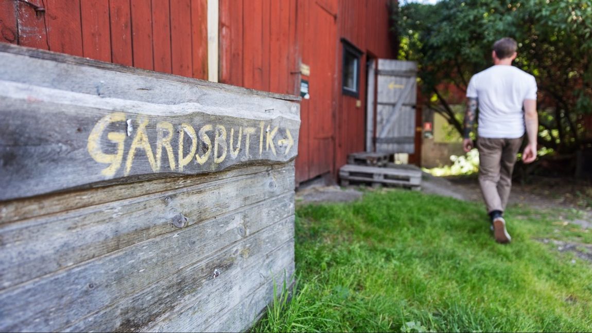 Gårdsförsäljningen blev inte det vi hoppades på. Foto: Caisa Rasmussen/TT 
