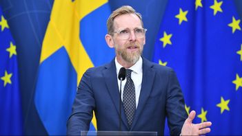 Socialminister Jakob Forssmed (KD). Foto: Lars Schröder/TT