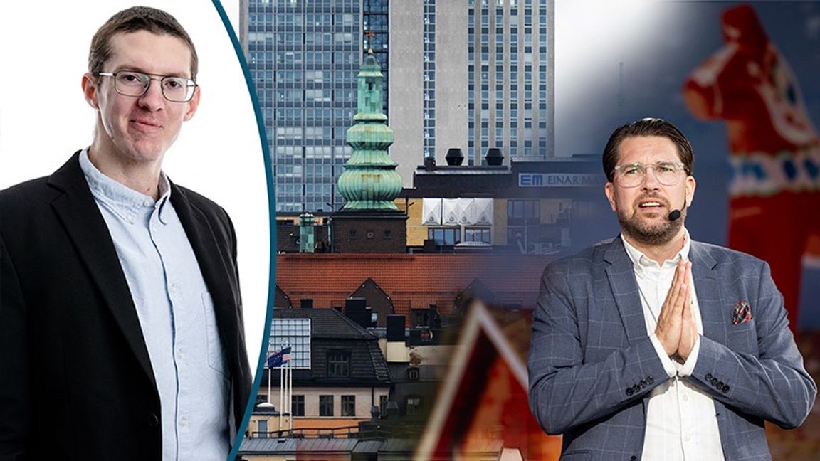 På ”röda” söder blev Åkesson näst störst förra valet. Foto: Fredrik Sandberg/TT / Christine Olsson/TT