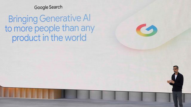 Alphabets vd Sundar Pichai. Foto: TT(AP Photo/Jeff Chiu, File)/