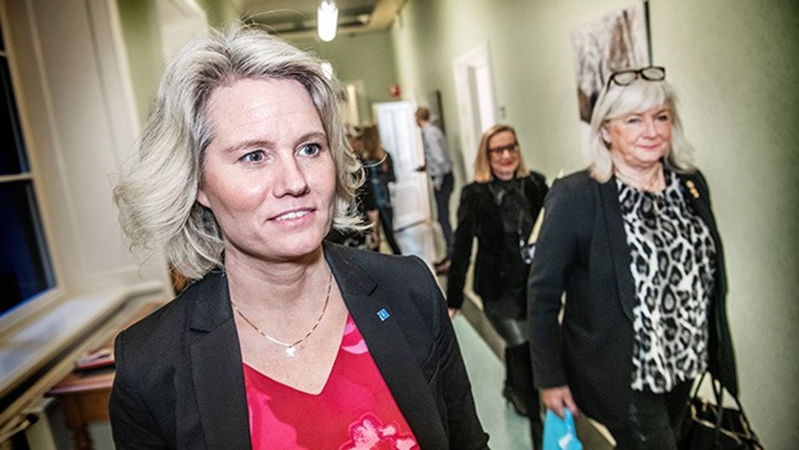 Pia Steensland, ledamot för Kristdemokraterna kritiserar regeringens förslag. Arkivbild. Foto: Tomas Oneborg/SvD/TT