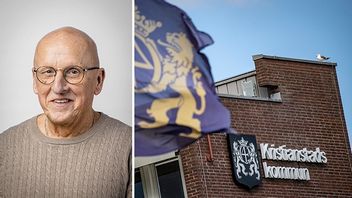 ”Anledningen är det som händer i Israel, Palestina och Gaza”, motiverar Jan Nordström (V) den tillbakadragna ansökan. Foto: Kristianstad kommun/Johan Nilsson/TT