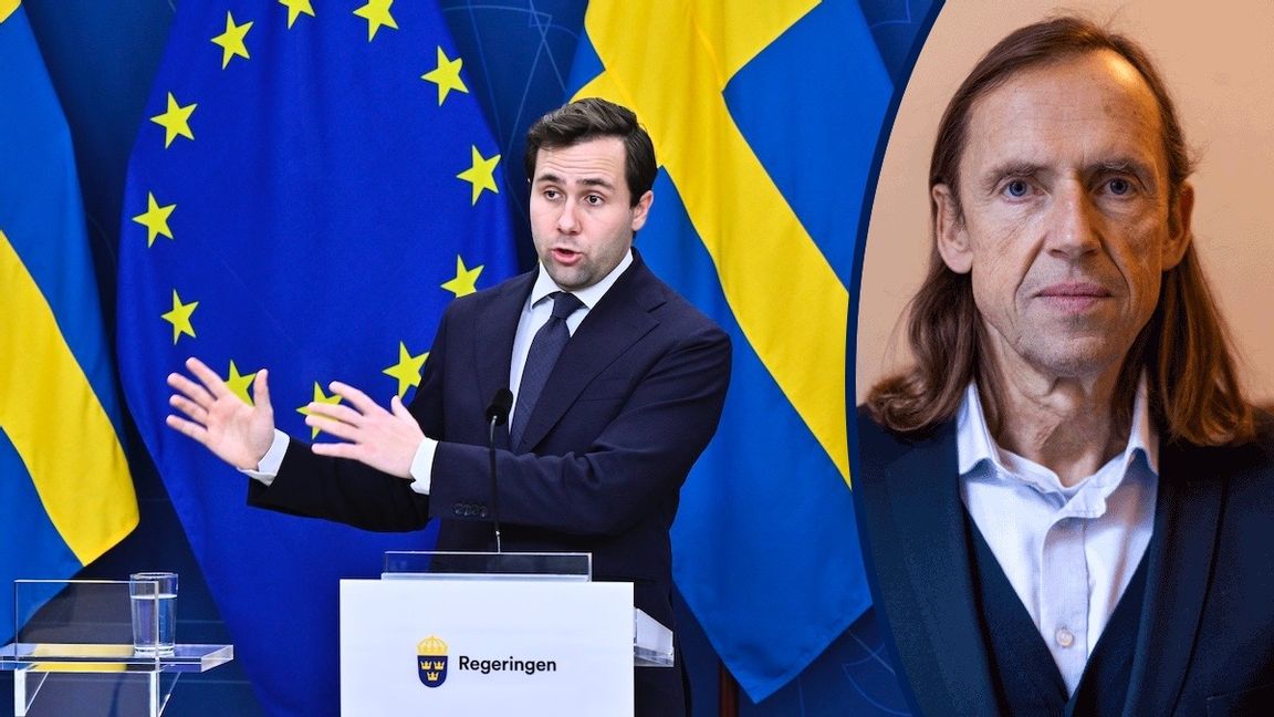 Biståndsminister Benjamin Dousa (M). Foto: Christine Olsson/TT