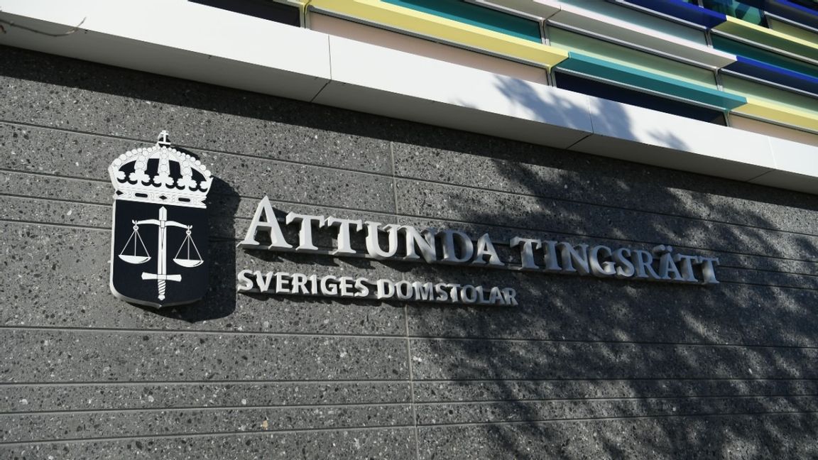 Attunda tingsrätt. Foto: TT Nyhetsbyrån