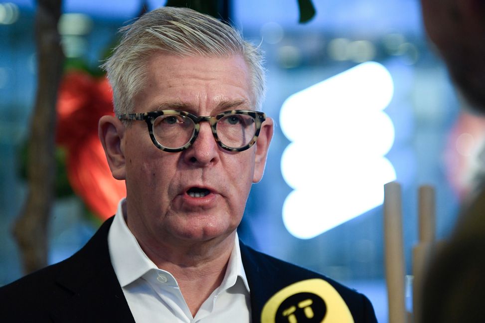 Bokslut från Ericsson, med vd Börje Ekholm. Arkivbild. Lars Schröder/TT