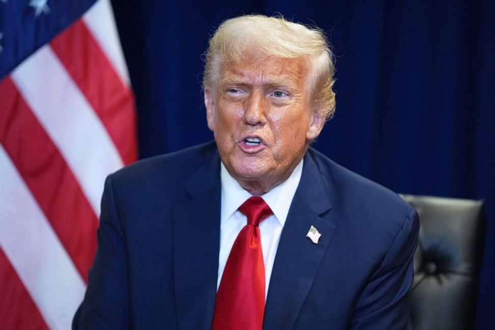 USA:s president Donald Trump uppmanade på tisdagen Natoländerna att skjuta ned ryska plan som kränker deras luftrum. Arkivbild. Foto: Evan Vucci/AP/TT