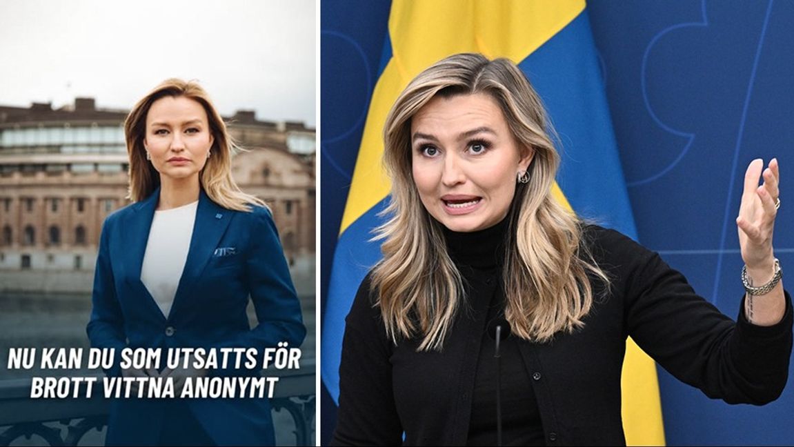 Ebba Busch inlägg på Instagram har raderats efter den uppmärksammade missen. Foto: Instagram/Claudio Bresciani/TT