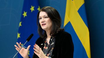 Utrikesminister Ann Linde (S) kunde under tisdagen bekräfta att tre ryska diplomater utvisas från Sverige. Foto: Fredrik Sandberg/TT