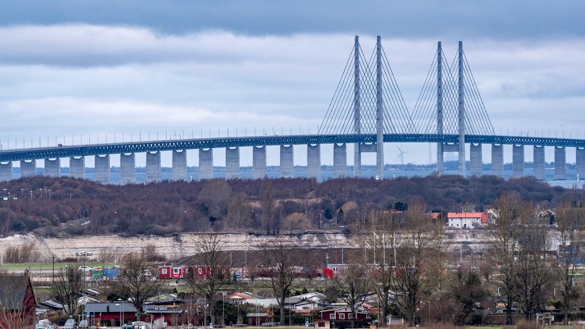 Öresundsbron sedd från sydöstra Malmö. Arkivbild. Foto: Johan Nilsson/TT.