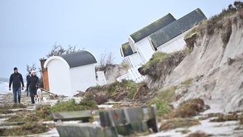 Stormen Babet orsakade stor skada i Skåne i höstas. Här i Ljunghusen. Arkivbild. Foto: Johan Nilsson/TT.