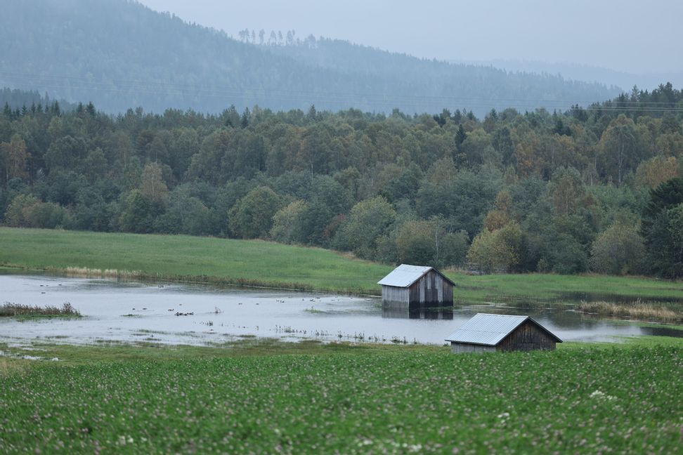 SMHI följer situationen i översvämningsdrabbade Västernorrland noga. Foto: Caisa Rasmussen/TT