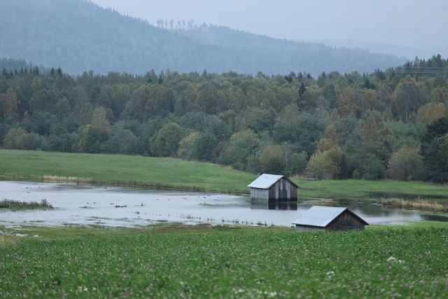 SMHI följer situationen i översvämningsdrabbade Västernorrland noga. Foto: Caisa Rasmussen/TT