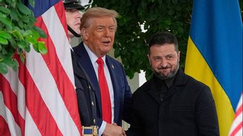 Donald Trump och Volodymyr Zelenskyj vid det senaste mötet i Vita huset. Foto: Julia Demaree Nikhinson/AP/TT