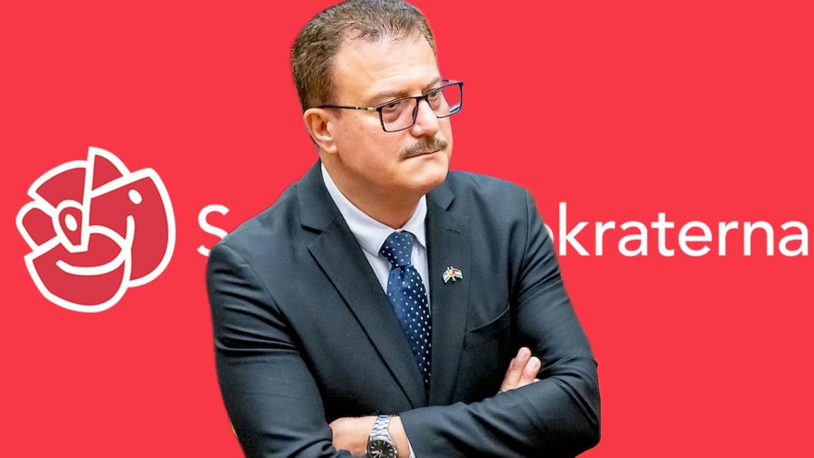 Jamal El-Haj var riksdagsledamot för S innan han blev politisk vilde. Foto: Skärmdump Youtube/Riks / SAP